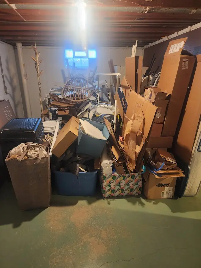 Roll-off dumpster container at job site for Yard Waste Dumpster Rental in Artondale